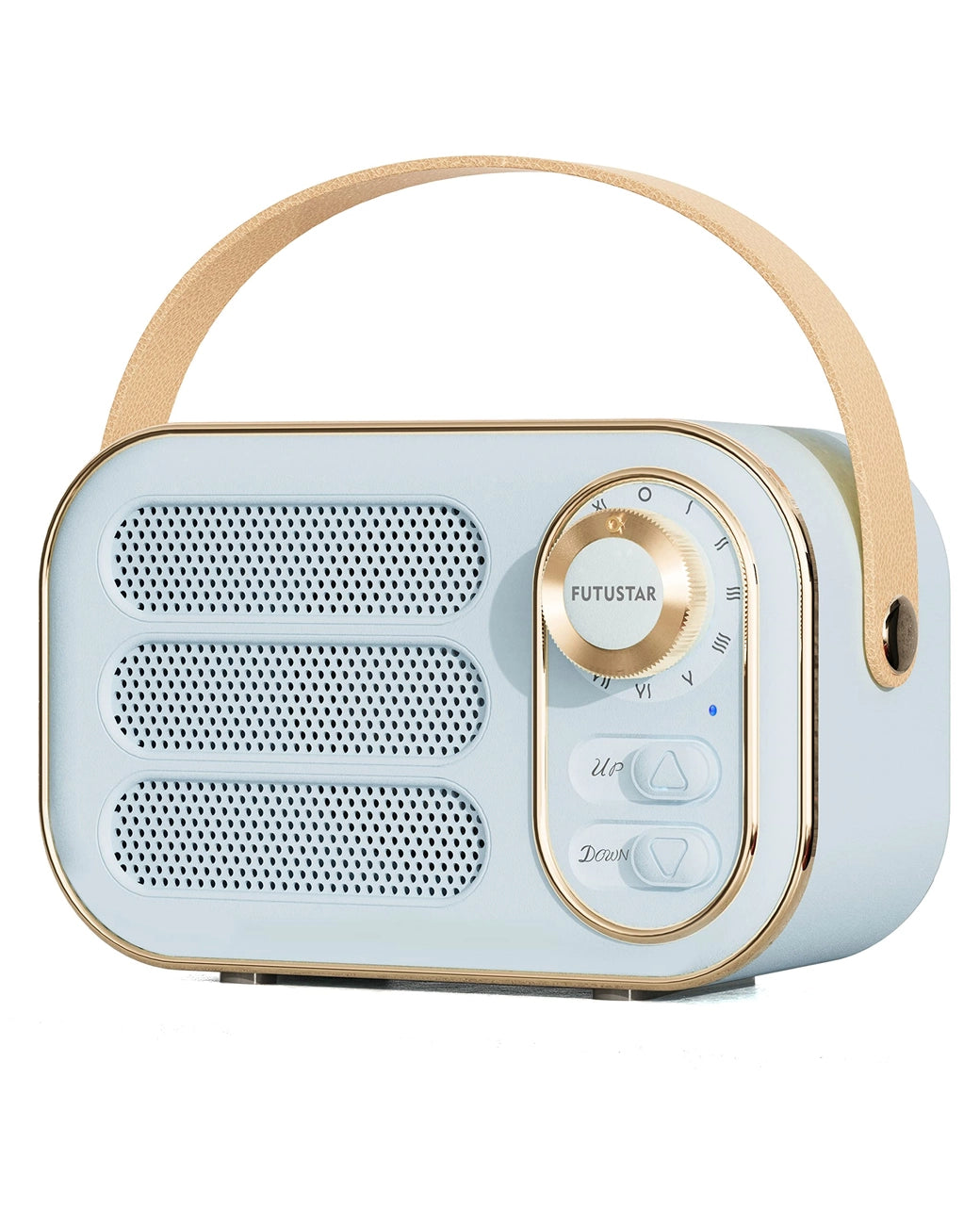 VINTAGE BLUETOOTH WIRELESS SPEAKER - LIGHT BLUE