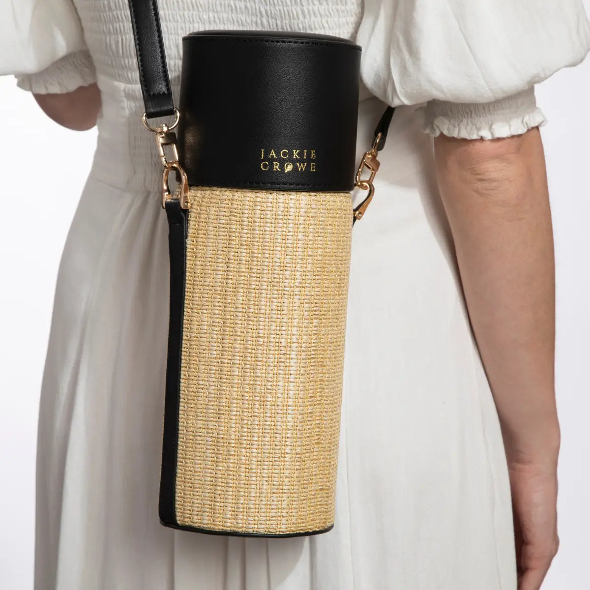 JACKIE WINE CROSSBODY - BLACK