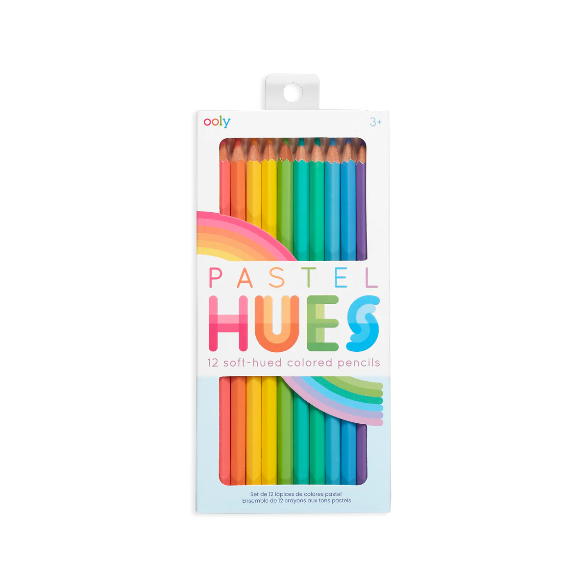 PASTEL HUE COLORED PENCILS - SET OF 12