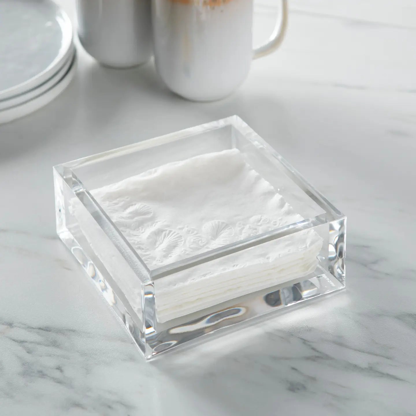 ACRYLIC COCKTAIL NAPKIN HOLDER