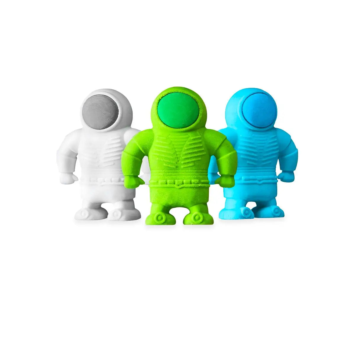 ASTRONAUT ERASERS SET OF 3