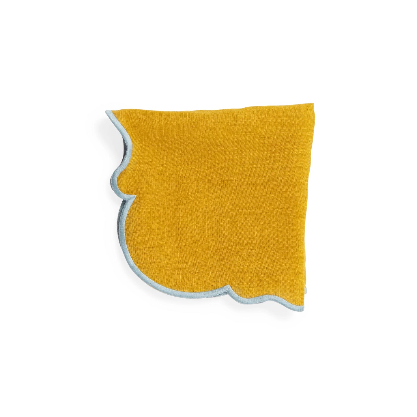 SCALLOPED NAPKINS SET OF 2