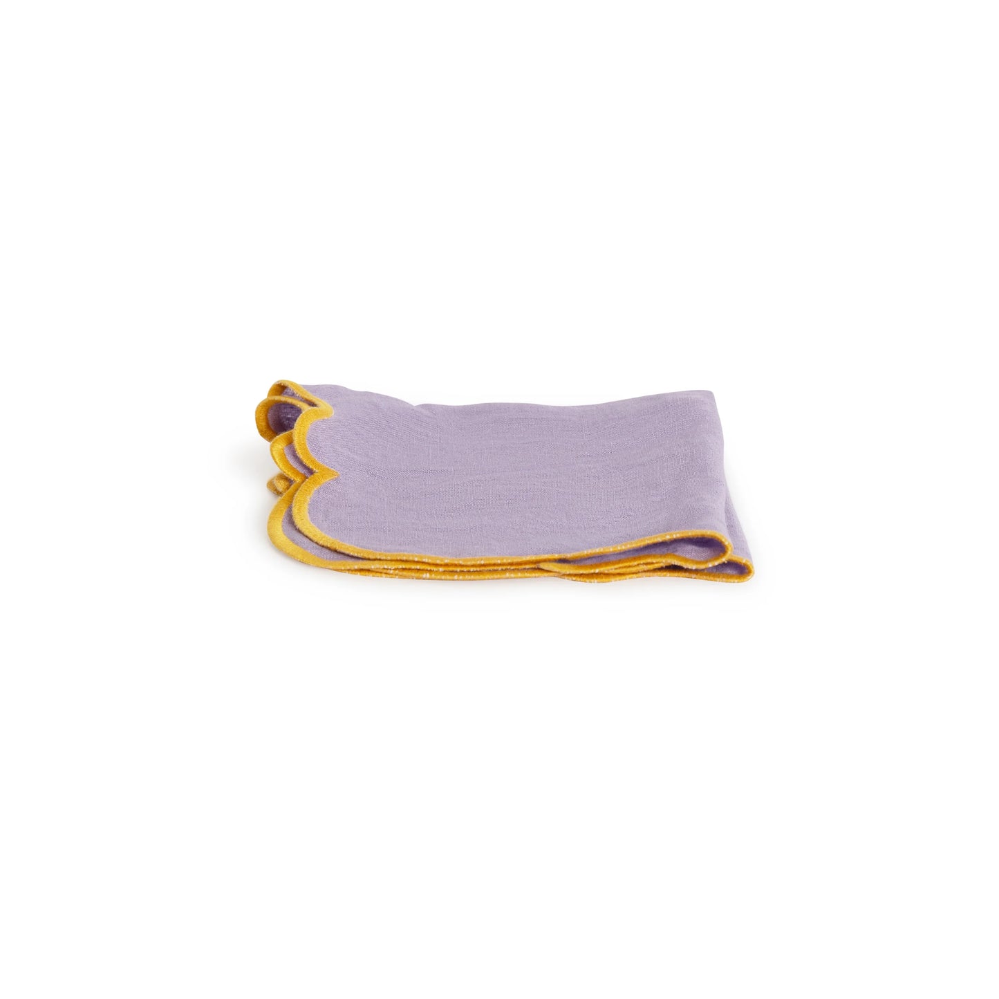 SCALLOPED NAPKINS SET OF 2