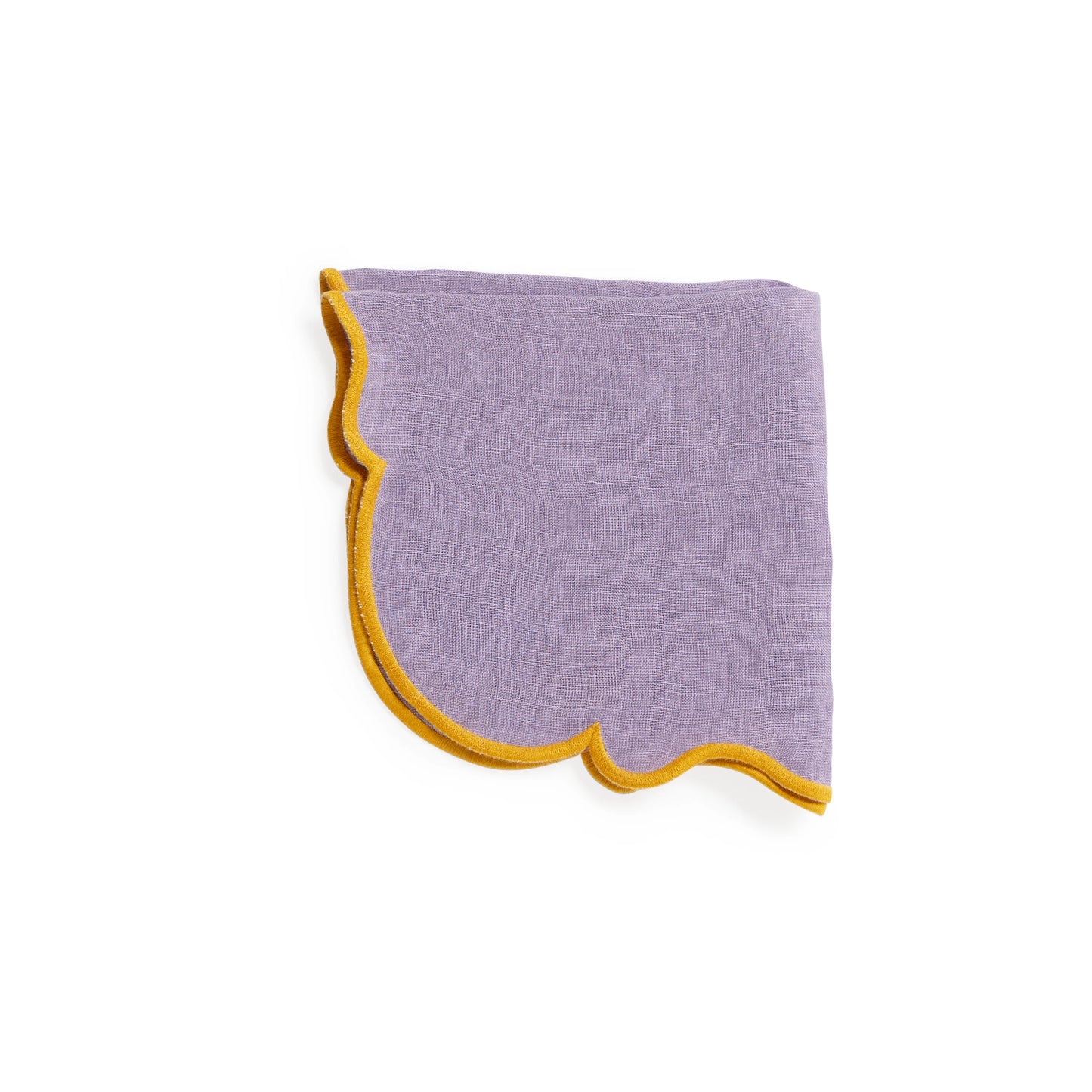 SCALLOPED NAPKINS SET OF 2