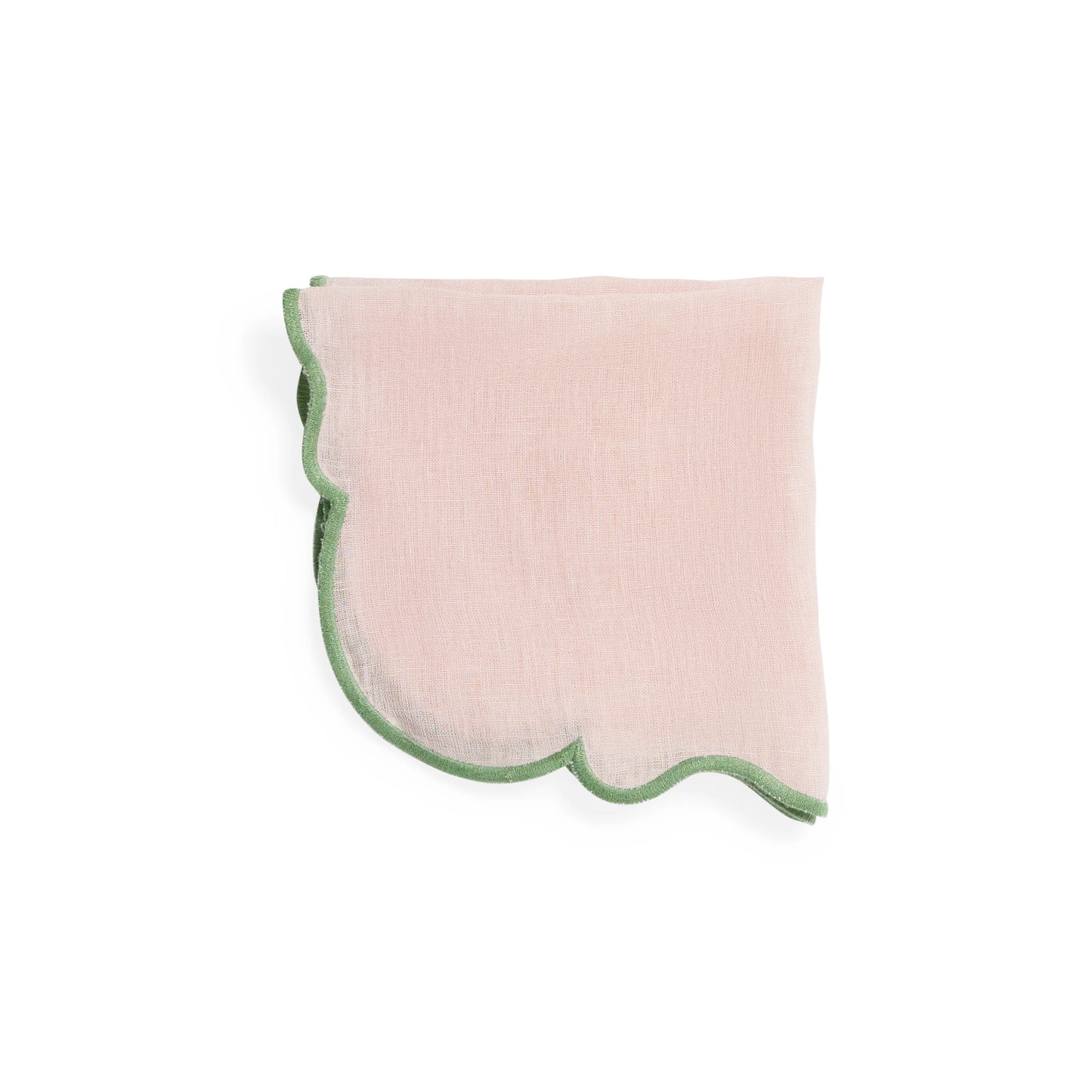 SCALLOPED NAPKINS SET OF 2