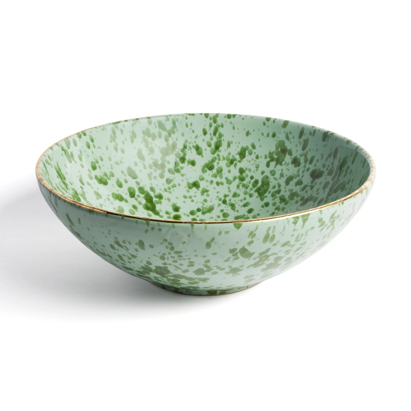 GREEN SPECKLED BOWL