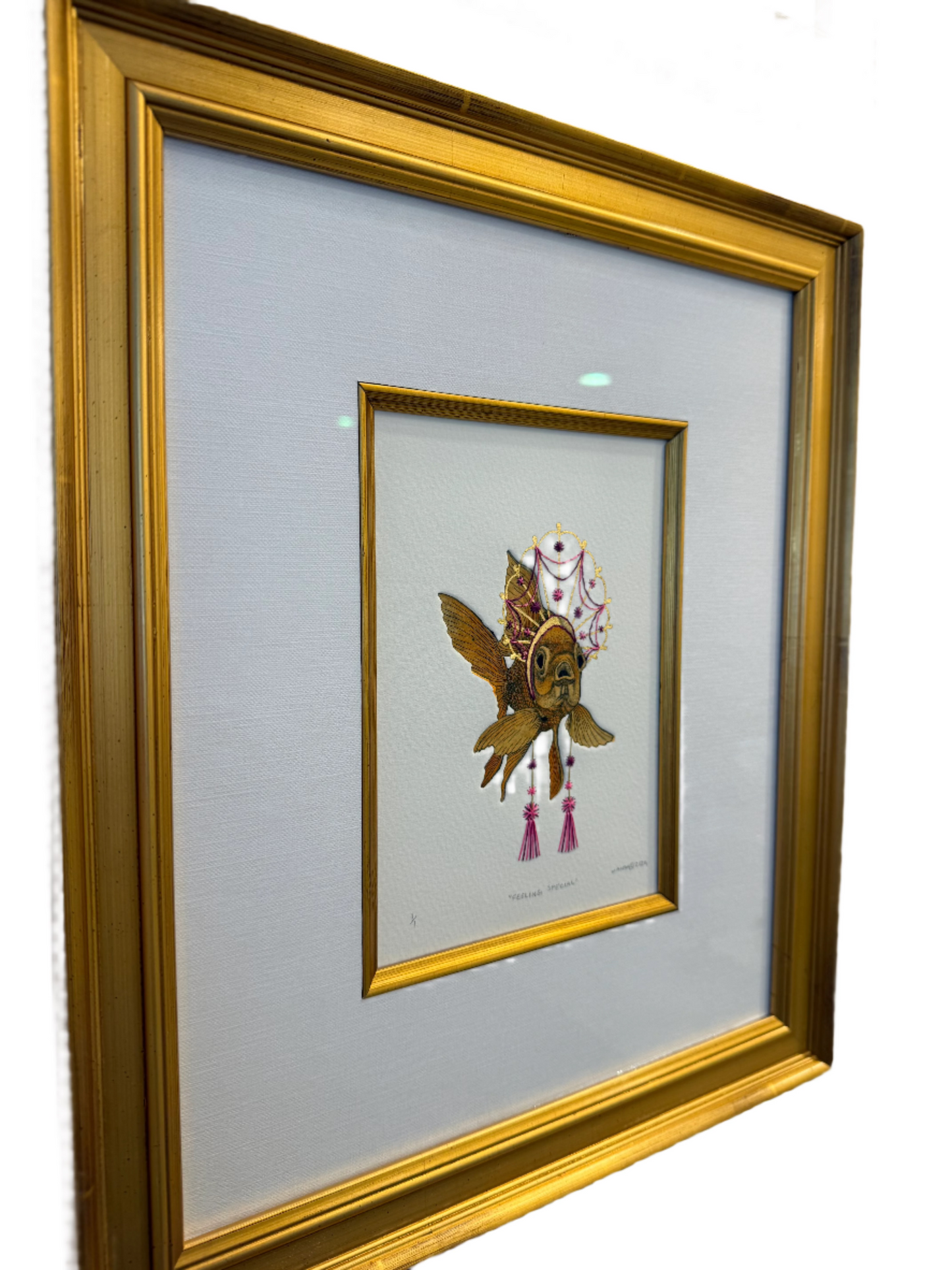 ASSORTED SMALL FRAME EMBROIDERED PRINT