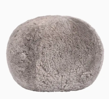 CUSHION BALL PILLOW MOLE GRAY