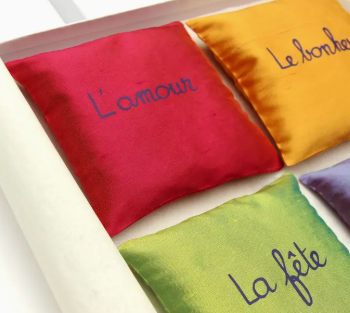 4 SILK LAVENDER SACHETS