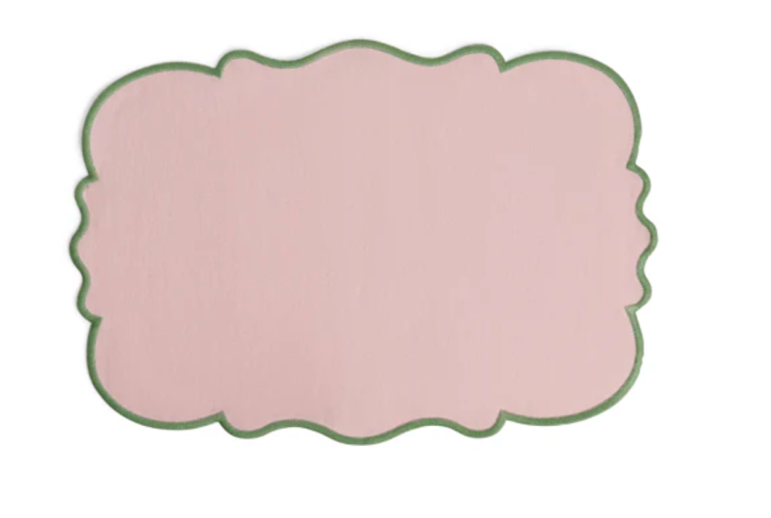 SCALLOPED PLACEMATS SET OF 2