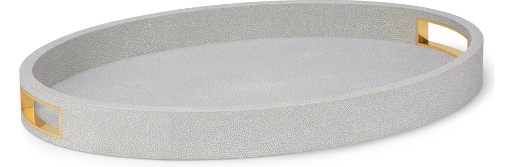 MODERN SHAGREEN COCKTAIL TRAY