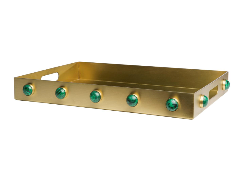 PANDORA TRAY MALACHITE