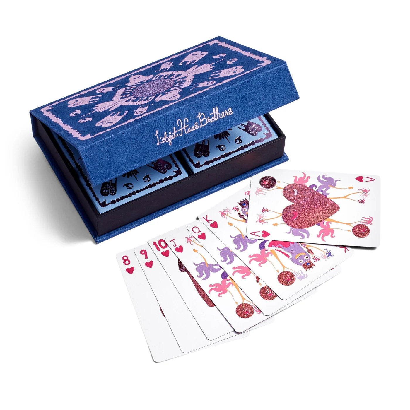 HAAS PLAYING CARDS SET OF 2