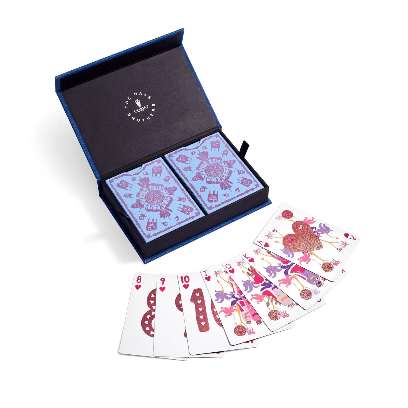 HAAS PLAYING CARDS SET OF 2
