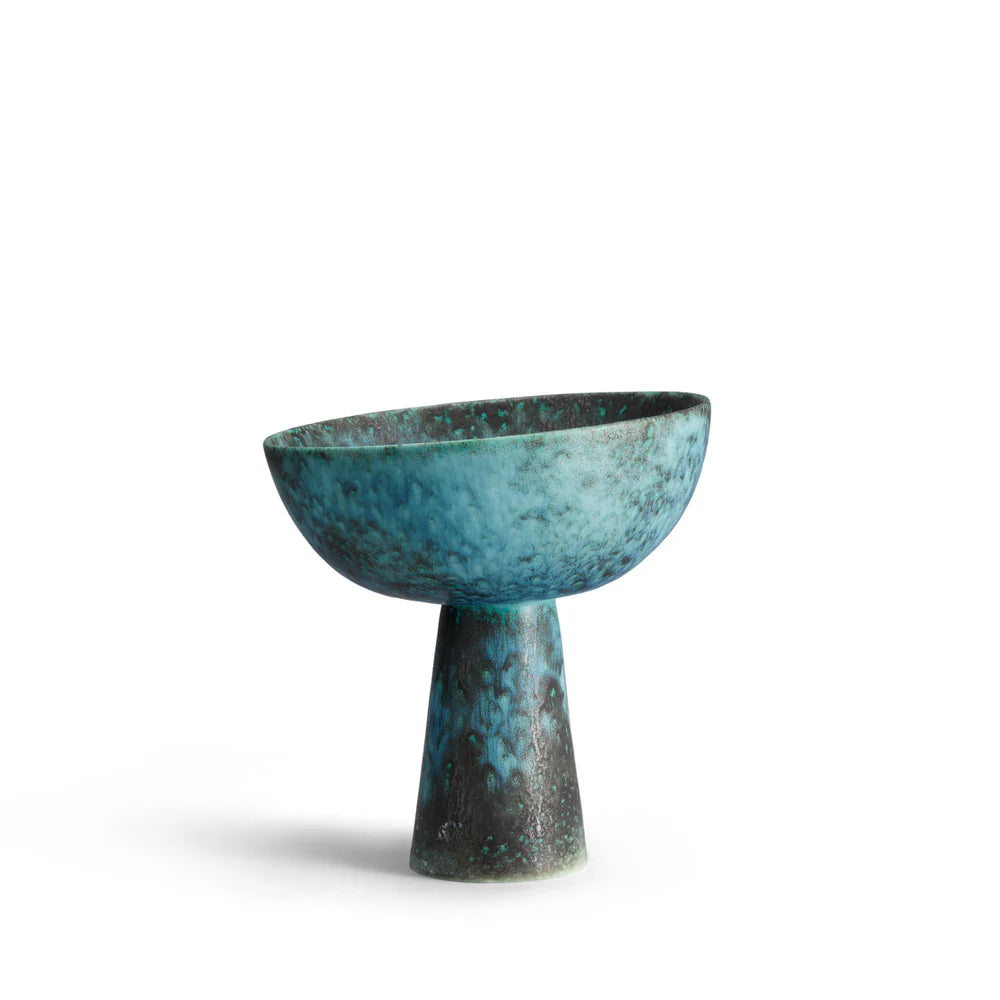 TERRA BOWL ON STAND BRONZE SMALL