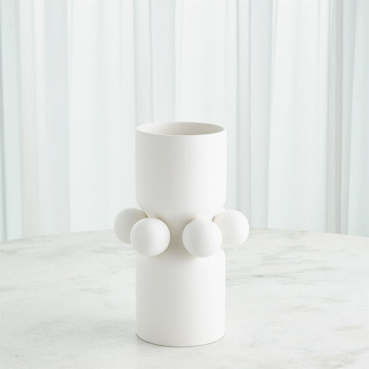 HERA WHITE VASE VASE SM
