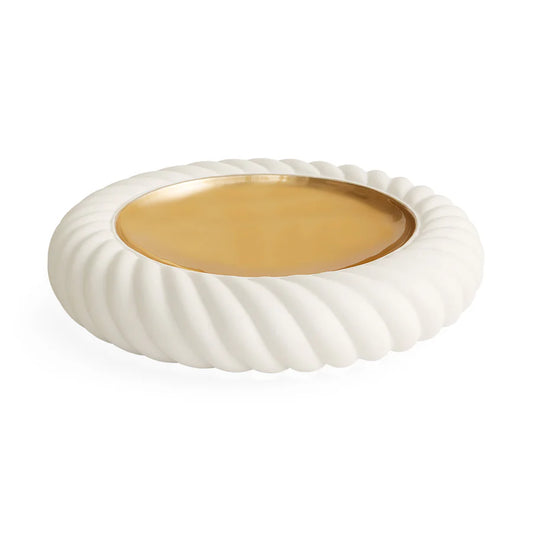 GENEVA BOWL - WHITE/GOLD